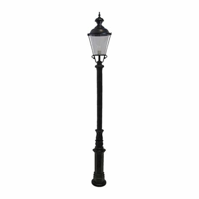 Đèn vườn bằng sắt đúc đầu duy nhất Đường phố cổ đại Đèn đường phố chống ăn mòn