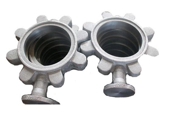 Đơn vị chính xác Ventil bướm thân Ventil thép không gỉ Các bộ phận Ventil màu bạc ISO9001